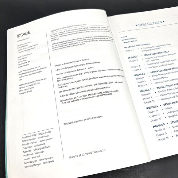 Discovering Leadership Designing Your Success Paperback Management Textbook - Picture 7 of 8